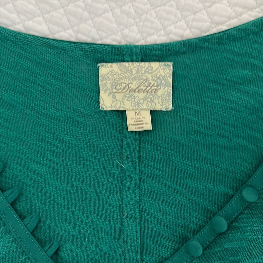 Anthropology Deletta drawstring top - Picture 2 of 5